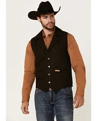 Powder River Outfitters Men's Heather Grey Montana Wool Vest