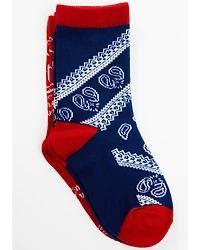 RANK 45® Girls' Bandana Print Socks - 2-Pack