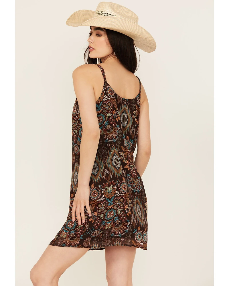 Shyanne Women's Printed Sleeveless Mini Dress