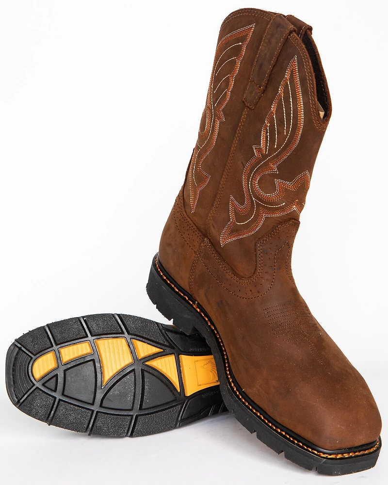 Cody James® Men's Waterproof Composite Toe Pull On Work Boots