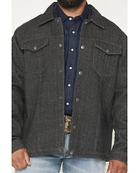 Panhandle Slim Men's Gambler Herringbone Fleece Lined Snap Jacket