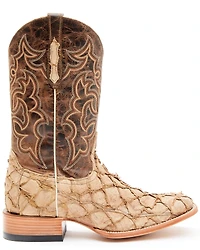 Cody James Men's Exotic Pirarucu Western Boots - Broad Square Toe