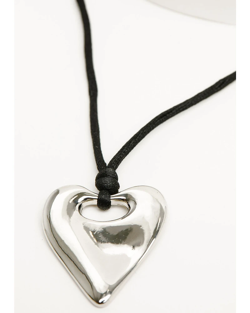 Shyanne Women's Heart Cord Necklace