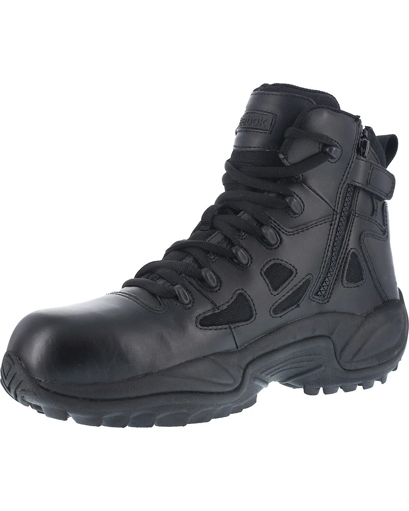 Reebok Women's Stealth 6" Lace-Up Side Zip Work Boots - Composite Toe