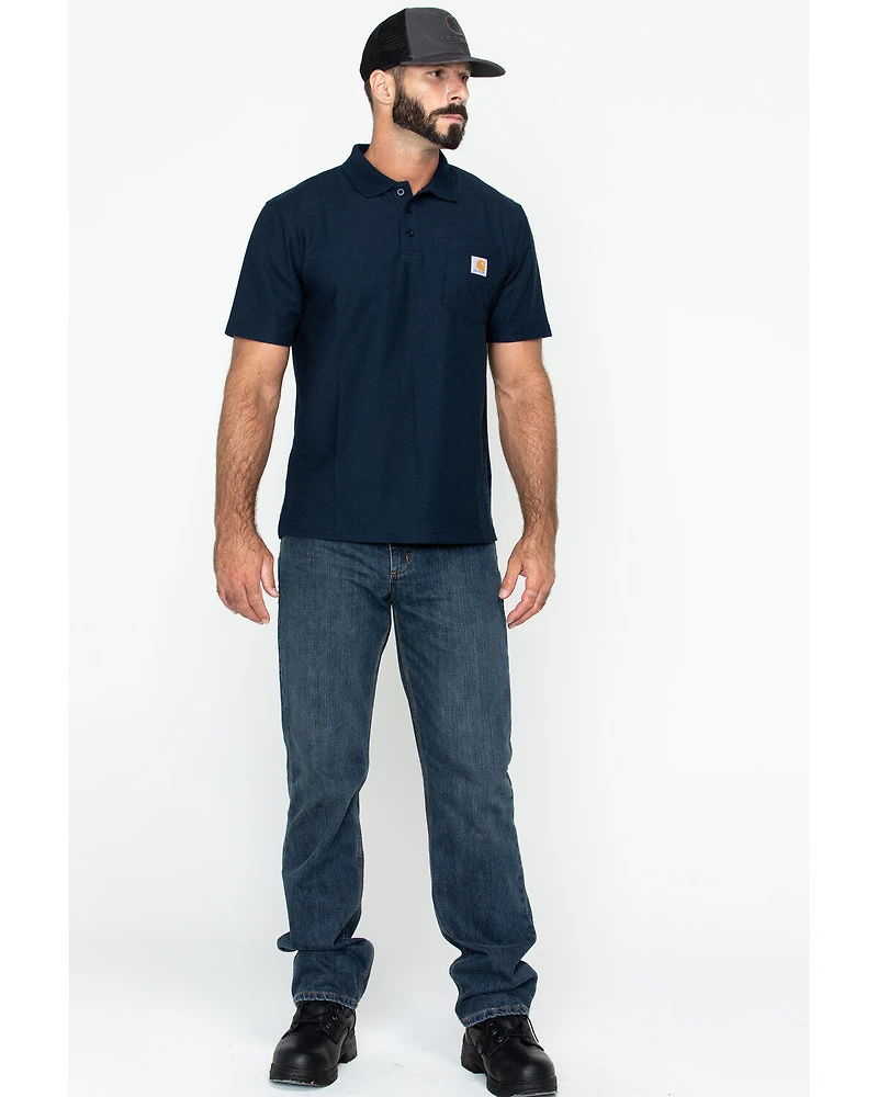 Carhartt Men's Contractors Pocket Short Sleeve Work Polo Shirt