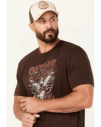 Moonshine Spirit Men's Outlaw Racing Short Sleeve Graphic T-Shirt