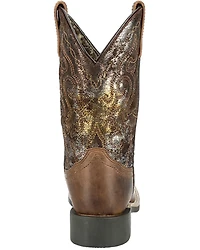 Smoky Mountain Little Girls' Sadie Western Boots - Broad Square Toe