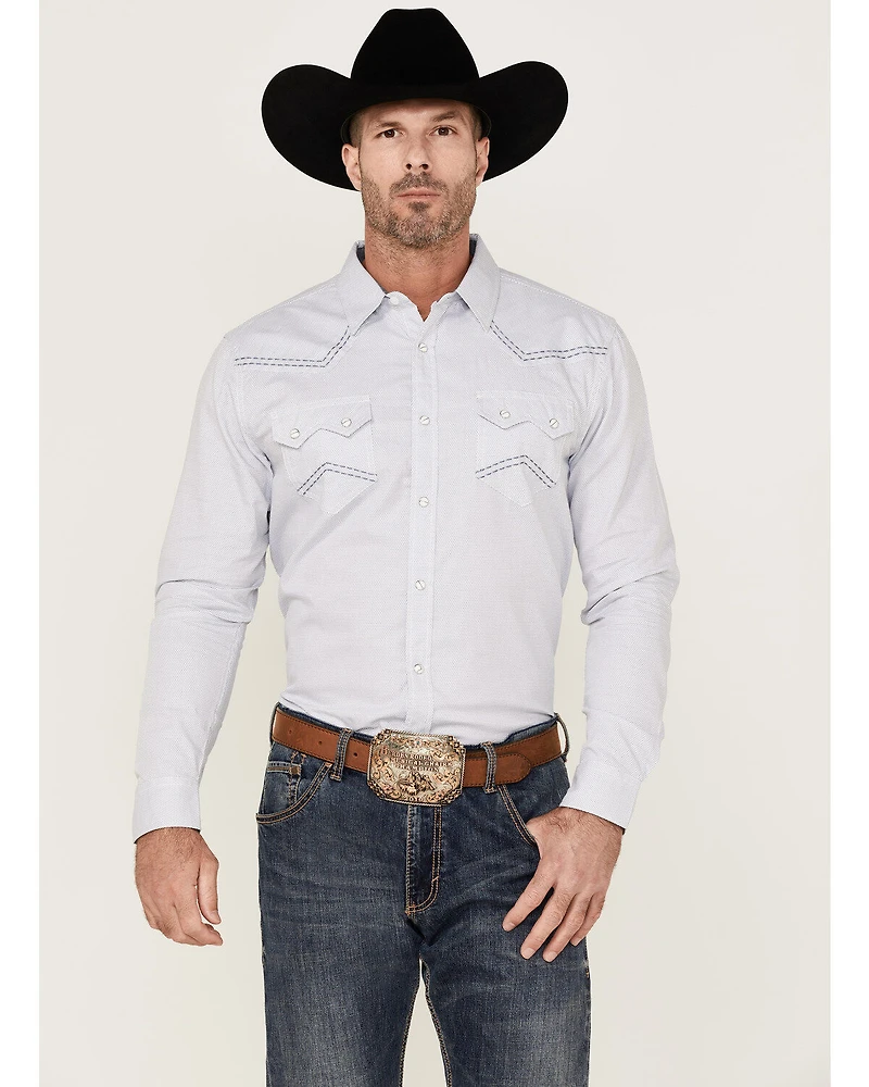 Cody James Men's Sand Creek Tonal Solid Long Sleeve Snap Western Shirt