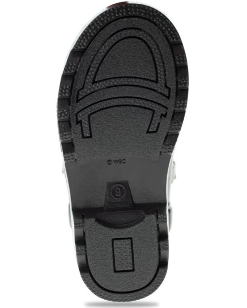 Western Chef Boys' Cowboy Rain Boots - Round Toe