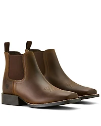 Ariat Boys' Booker Distressed Chelsea Boots - Broad Square Toe