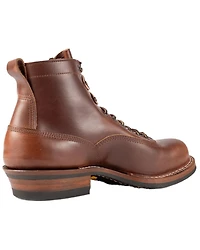 White's Boots Men's Cutter 6" Lace-Up Work - Round Toe