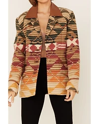 Double D Ranch Women's Serape Embroidered Blanket Blazer