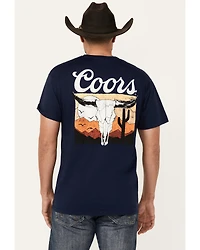 Coors Men's Boot Barn Exclusive Logo Steer Head Short Sleeve Graphic T-Shirt