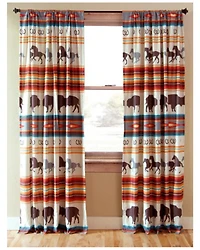Carsten Home Western Stripe Curtain Panels