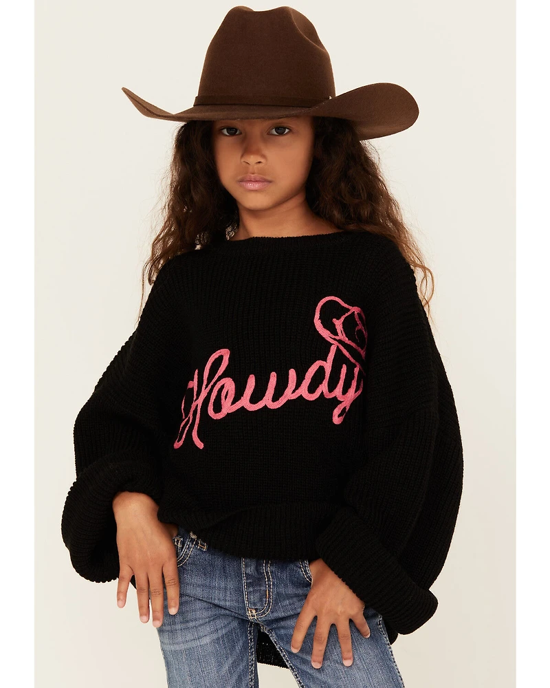 Rock & Roll Denim Girls' Howdy Sweater