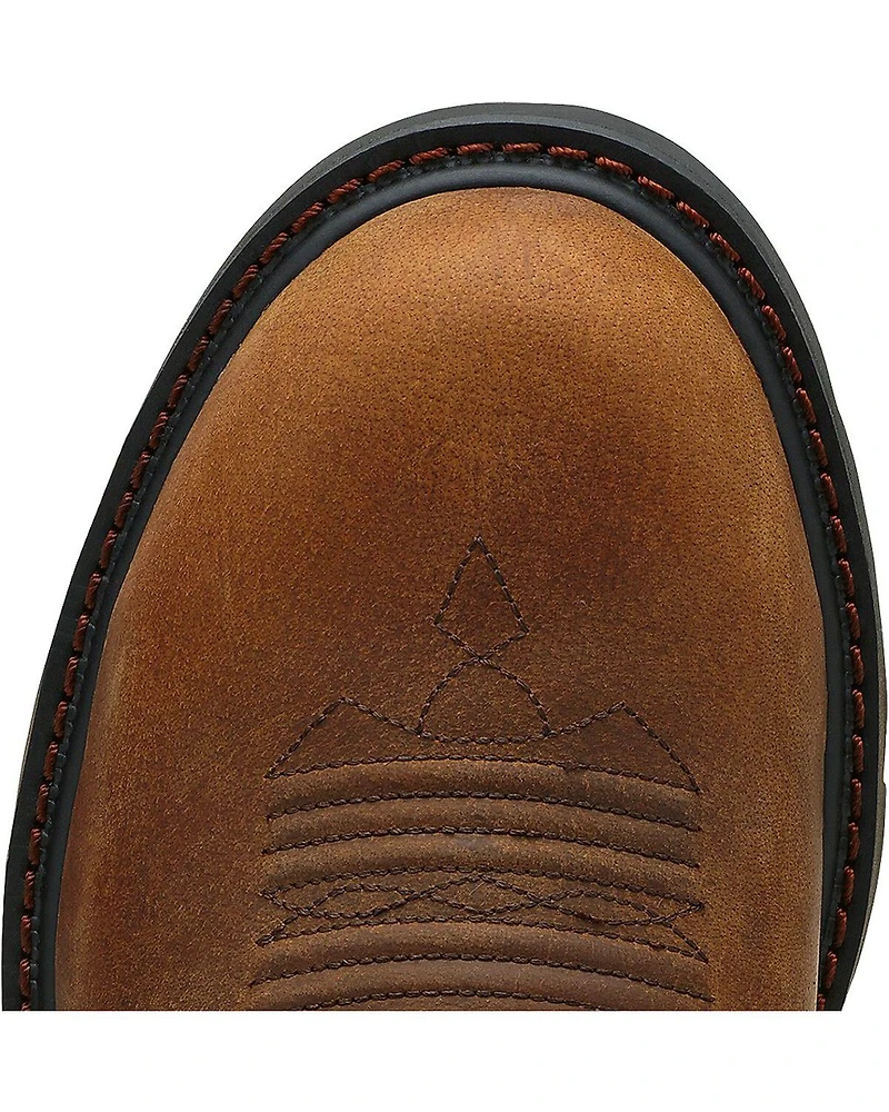 Ariat Men's Groundbreaker Pull On Work Boots - Steel Toe