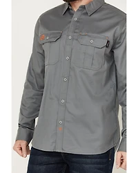 Hawx Men's FR Woven Long Sleeve Button-Down Work Shirt - Tall