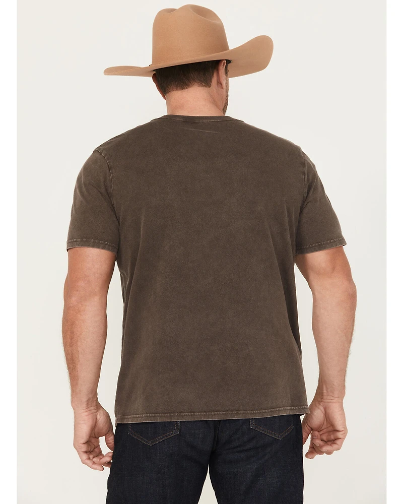 Wrangler Men's Bucking Bronco Logo Short Sleeve Graphic T-Shirt