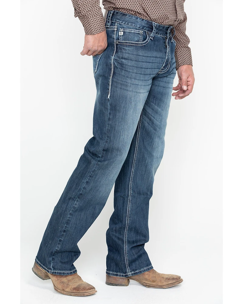 Rock & Roll Denim Men's Reflex Double Barrel Straight Leg Jeans