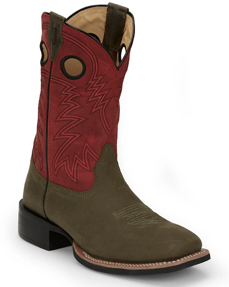 Justin Men's Show Stopper Wester Boots - Broad Square Toe