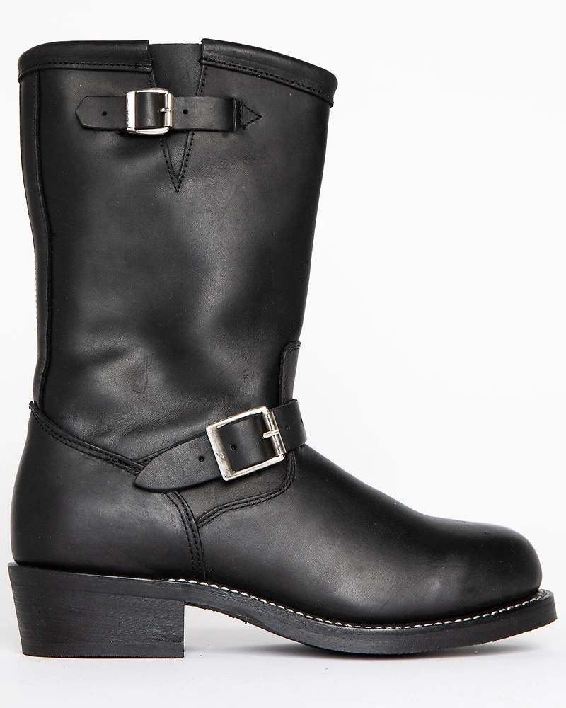 Brothers and Sons Men's Engineer Motorcycle Boots - Round Toe
