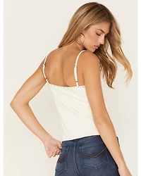 Idyllwind Women's Studded Faux Suede Date Night Top