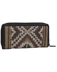 Myra Bag Women's Maize Woven Fabric Wallet