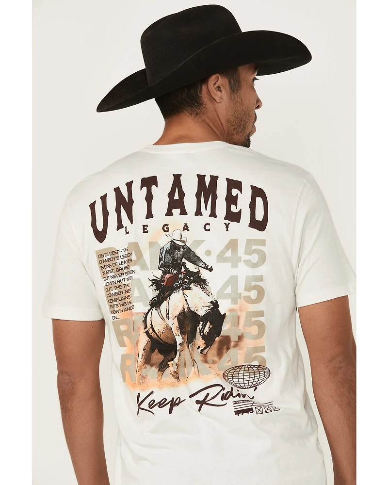 RANK 45® Men's Untamed Cowboy Short Sleeve Graphic T-Shirt