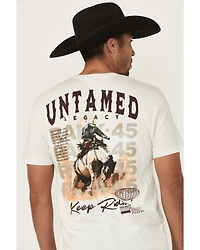 RANK 45® Men's Untamed Cowboy Short Sleeve Graphic T-Shirt
