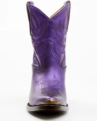 Idyllwind Women's Wheels Metallic Leather Booties - Round Toe