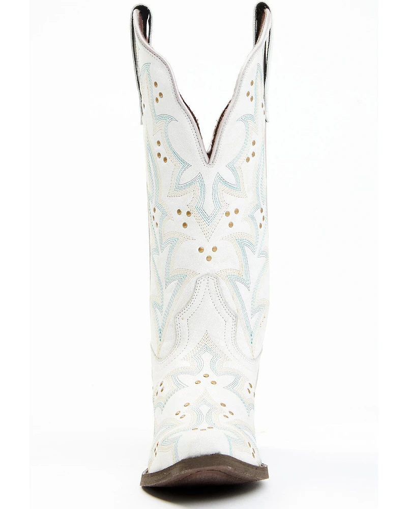 Laredo Women's Adrian Wide Calf Western Boots - Snip Toe
