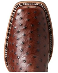 Ariat Men's Full Quill Ostrich Quantum Primo Western Boot - Broad Square Toe