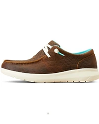 Ariat Women's Hilo Embossed Casual Shoes - Moc Toe