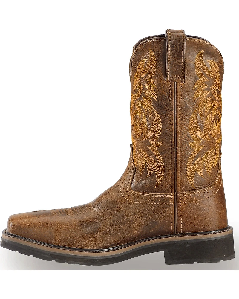 Justin Men's Stampede Handler Electrical Hazard Work Boots - Composite Toe