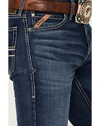 Ariat Men's M8 Champ Ashton Medium Wash Modern Slim Fit Stretch Denim Jeans