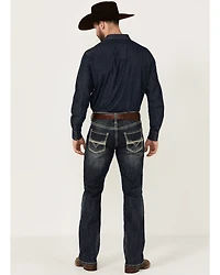Rock & Roll Denim Men's Boot Barn Exclusive Double Barrel Medium Wash Relaxed Bootcut Stretch Jeans