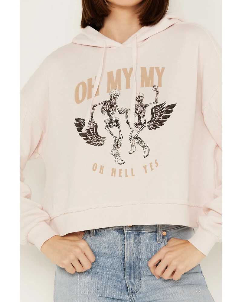 Cleo + Wolf Women's Oh My Cropped Hoodie