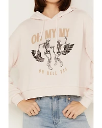 Cleo + Wolf Women's Oh My Cropped Hoodie