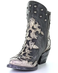Corral Women's Metallic Overlay Fashion Booties - Round Toe