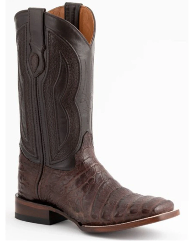 Ferrini Men's Belly Caiman Crocodile Exotic Western Boots