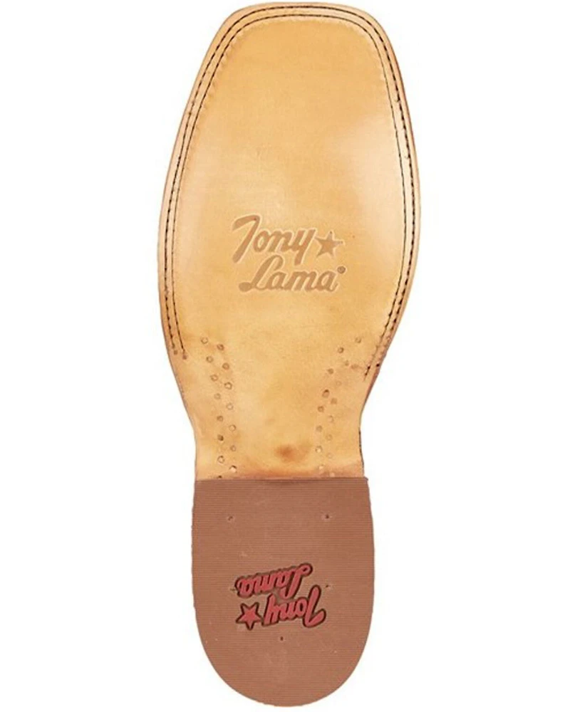 Tony Lama Men's Jinglebob Safari Western Boots - Broad Square Toe