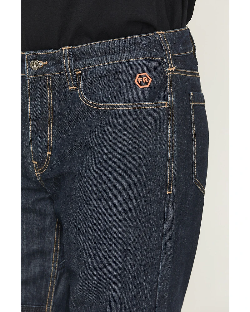 Hawx Men's FR Dark Wash Straight Denim Jeans