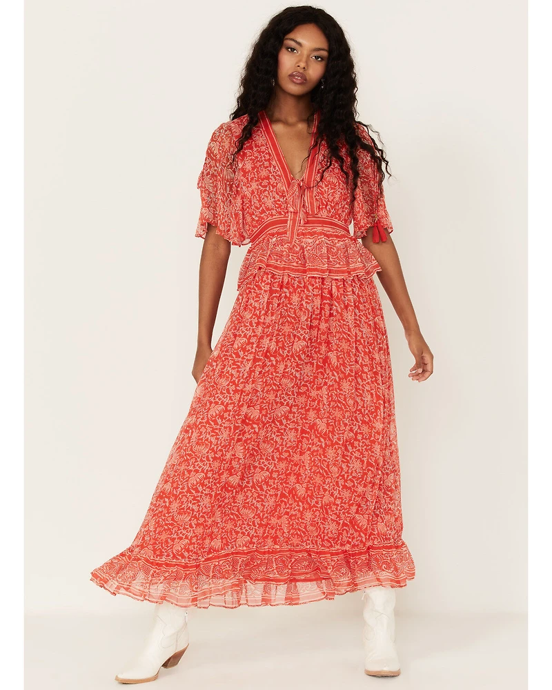 Cleobella Women's Laurel Floral Print Maxi Dress