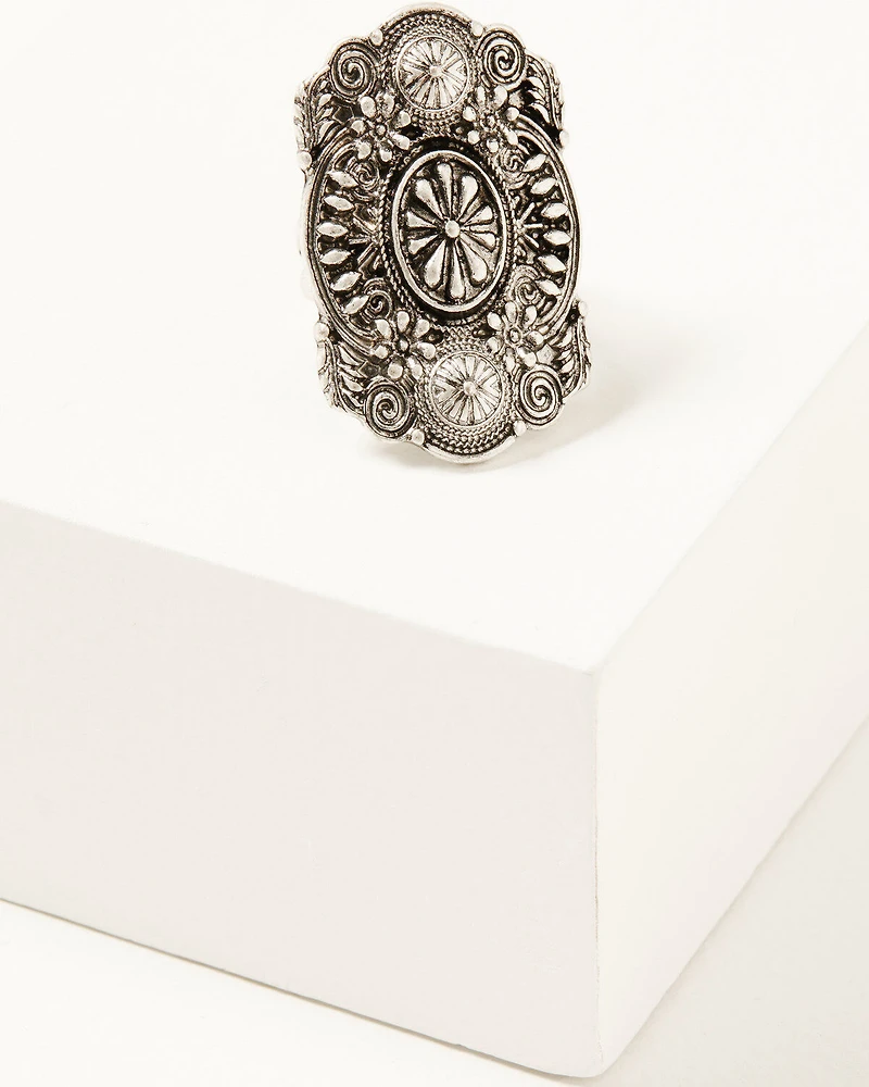 Shyanne Women's Luna Bella Floral Statement Ring
