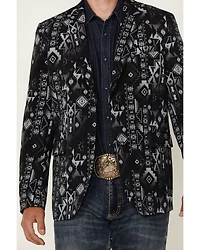 Rock & Roll Denim Men's Southwestern Print Sportcoat