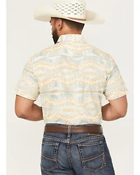 Pendleton Men's Shoreline Printed Short Sleeve Button-Down Western Shirt