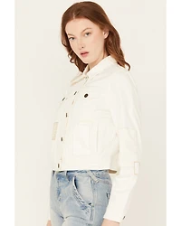 Cleo + Wolf Women's Patched Trucker Jacket