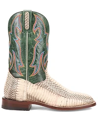 Dan Post Men's Exotic Snake Western Boots - Broad Square Toe