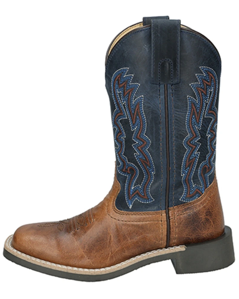 Smoky Mountain Little Boys' Rustler Western Boots - Broad Square Toe