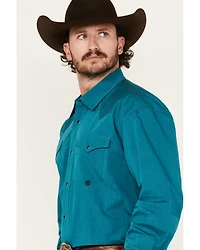 Roper Men's Amarillo Solid Long Sleeve Snap Western Shirt